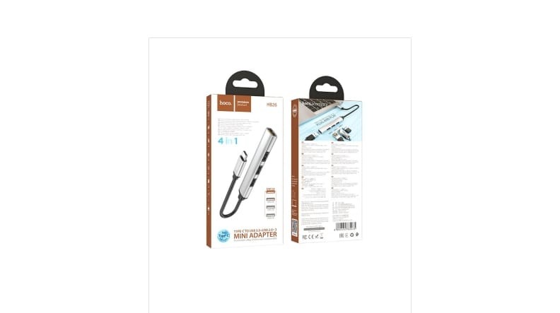 HOCO HB26 TYPE C TO USB 3.0+USB 2.0*
